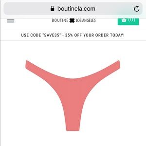 Boutine La Gum Pink Ribbed Chic 80’s Bottoms